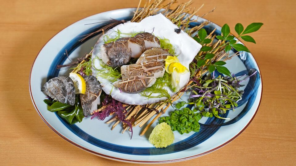 帆立貝柱の藁焼き