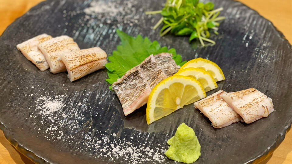 太刀魚の藁焼き